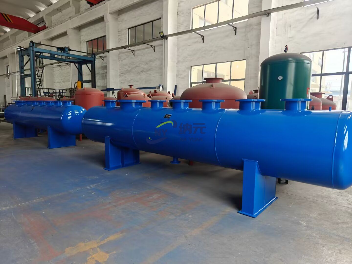 發(fā)往淮安中天鋼鐵項(xiàng)目的分集水器！