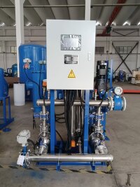 深圳留仙洞區(qū)域集中冷戰(zhàn)項(xiàng)目的定壓補(bǔ)水真空脫氣裝置裝車(chē)發(fā)貨！