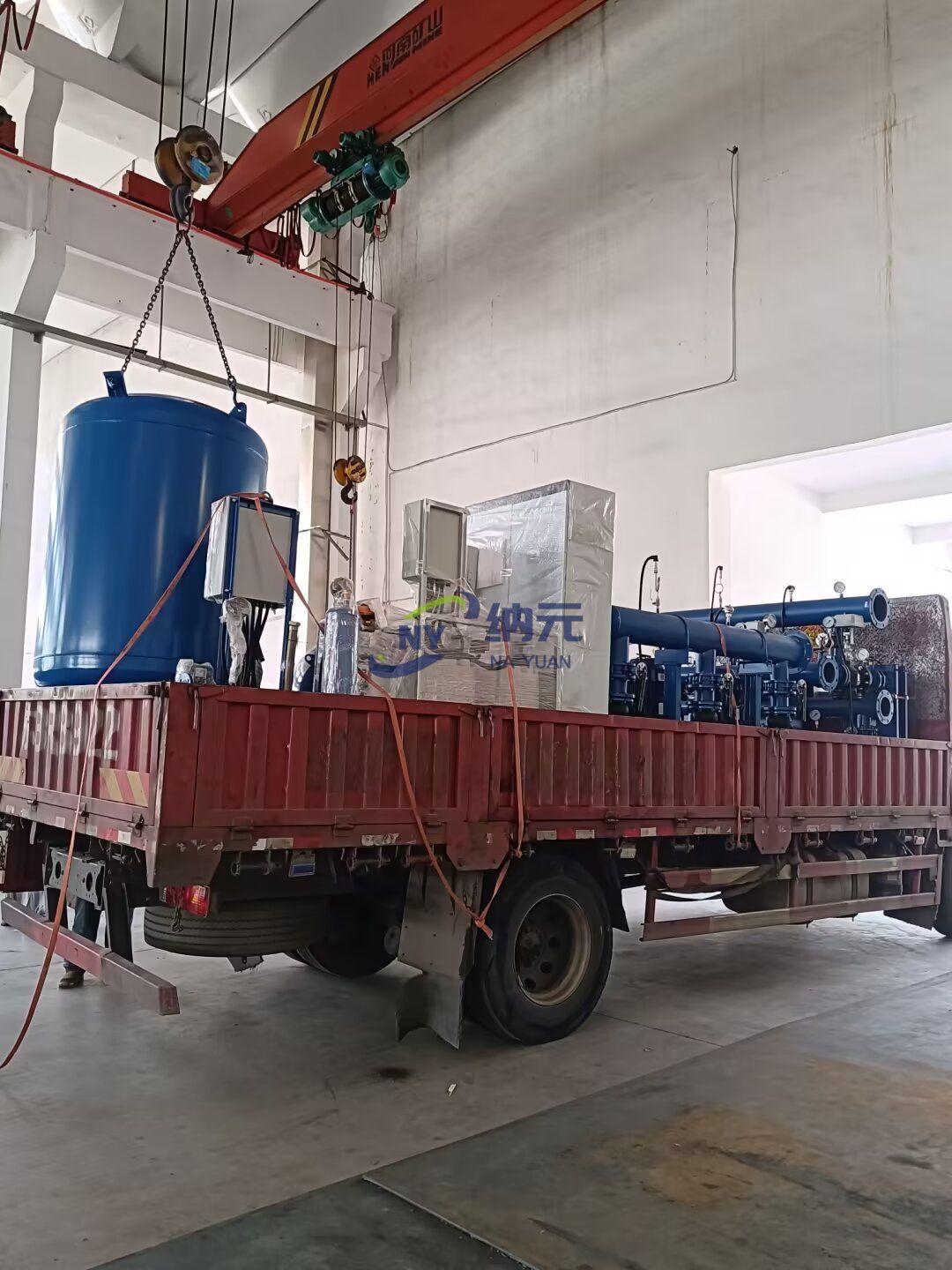 無錫惠山區(qū)人民一院防疫建設(shè)：高效水處理設(shè)備成功發(fā)貨！