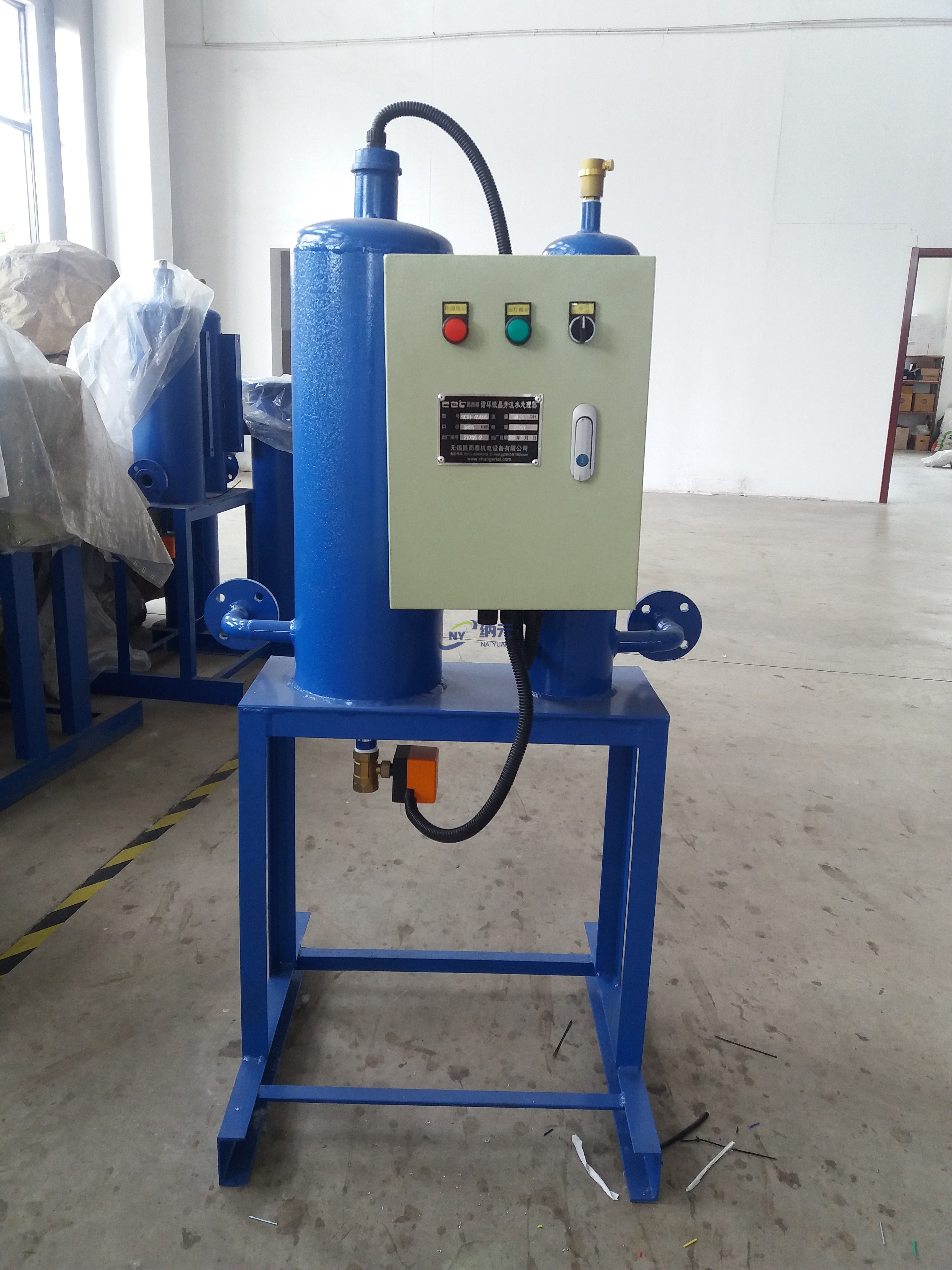 如何快速調(diào)試安裝微晶旁流水處理器？